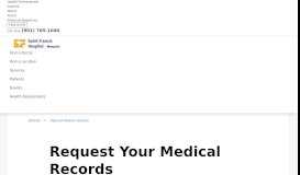 
							         Medical Records Release Form | Saint Francis Hospital								  
							    