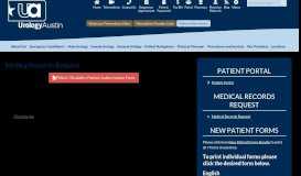 
							         Medical Records Request - Patient Paperwork - Urology Austin								  
							    