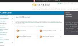 
							         Medical Records | Sentara Healthcare								  
							    