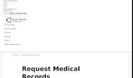 
							         Medical Records | Sierra Vista Regional Medical Center								  
							    