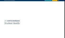 
							         Medical Records - UCSB Student Health - UC Santa Barbara								  
							    