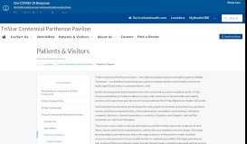 
							         Medical Release Forms - TriStar Centennial Parthenon Pavilion								  
							    