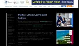 
							         Medical School A Level Resit Policies - The Medic Portal								  
							    
