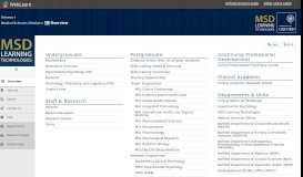
							         Medical Sciences Division : Overview - WebLearn								  
							    