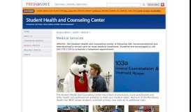 
							         Medical Services - Fresno State								  
							    