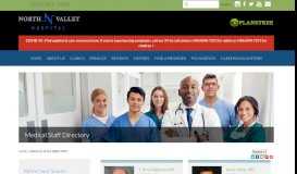 
							         Medical Staff Directory | North Valley Hospital								  
							    