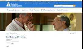 
							         Medical Staff Portal - Berkshire Health Systems								  
							    