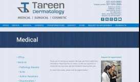 
							         Medical | Tareen Dermatology | Roseville Minnesota								  
							    