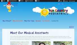 
							         Medical Team — Sun Country Pediatrics								  
							    