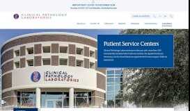 
							         Medical Testing Laboratory : Patient Service Centers - CPL								  
							    