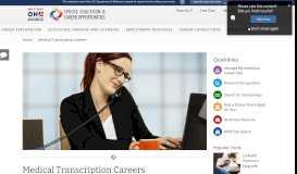
							         Medical Transcription Careers - MySECO - Military OneSource								  
							    
