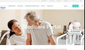 
							         Medicare Portal - NAHU								  
							    