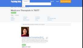 
							         Medicare Therapist 76177 - Psychology Today								  
							    