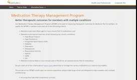 
							         Medication Therapy Management (MTM) Program | Optum Rx								  
							    