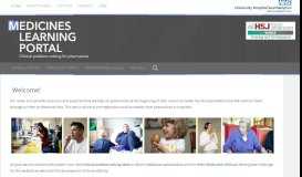 
							         Medicines Learning Portal: Welcome!								  
							    