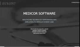
							         Medicor Software: Welcome								  
							    