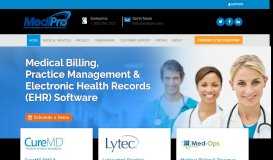
							         MediPro: Medical Practice Management Software, EMR, EHR								  
							    