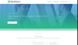
							         MediQuire | MediQuire's mission is to align payers and ...								  
							    