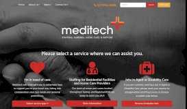 
							         Meditech Staffing - Staffing, Nursing, Home Care & Support								  
							    