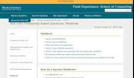 
							         Meditrek - SOC-OFE Frequently Asked Questions - Academic ...								  
							    
