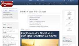 
							         Medizin und Life Sciences | myScience.ch - Schweizer Portal Für ...								  
							    