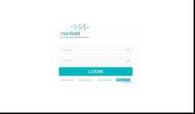 
							         MedNet Connect								  
							    