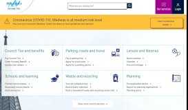 
							         Medway Council Homepage								  
							    
