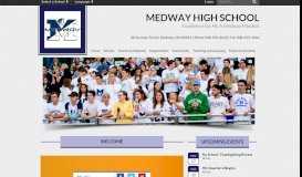 
							         Medway High School: Home								  
							    