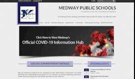 
							         Medway Public Schools: Home								  
							    