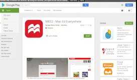 
							         MEE2 - Mac Ed Everywhere - Apps on Google Play								  
							    