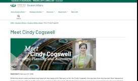 
							         Meet Cindy Cogswell | Ohio University								  
							    
