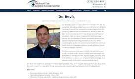 
							         Meet Dr. Bevis | Piedmont Eye Surgical and Laser Center								  
							    
