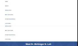
							         Meet Dr. McGregor N. Lott | Florida Eye Specialists								  
							    