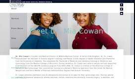 
							         Meet Dr. Mia Cowan Women's Total Health and Wellness with Dr. Mia ...								  
							    
