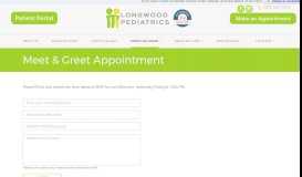 
							         Meet & Greet Appointment - Pediatrician in Longwood, Lake Mary ...								  
							    