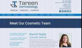 
							         Meet Our Cosmetic Team | Tareen Dermatology | Roseville Minnesota								  
							    