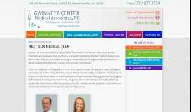 
							         Meet Our Medical Team - Gwinnett Center Medical Associates, PC, Dr ...								  
							    