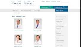 
							         Meet Our Physicians - Evansville Surgical Associates								  
							    