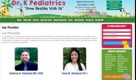 
							         Meet Our Providers | Dr. K Pediatrics, Brandon FL								  
							    