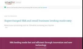 
							         Meet Our SBA Loan Technology | SmartBiz Loans								  
							    