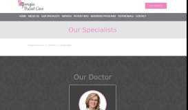 
							         Meet Our Specialists - Georgia Breast Care, Marietta Cancer Specialists								  
							    