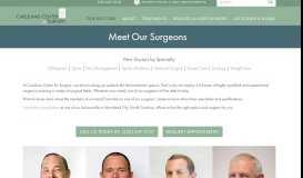 
							         Meet Our Surgeons - Carolinas Center for Surgery								  
							    