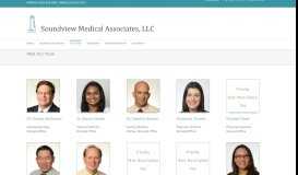 
							         Meet Our Team – Soundview Medical Associates								  
							    
