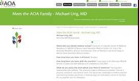 
							         Meet the AOA Family - Michael Urig, MD - Arizona OBGYN Affiliates | A ...								  
							    