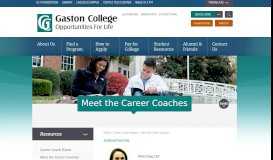 
							         Meet the Career Coaches - Gaston College								  
							    