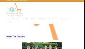 
							         Meet The Doctors – Huntington Plaza Pediatric Group								  
							    