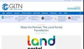 
							         Meet the Partner: The Land Portal Foundation – Global Land Tool ...								  
							    