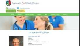 
							         Meet the Providers | Community First Health Centers								  
							    