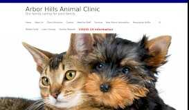 
							         Meet the Staff – Arbor Hills Animal Clinic								  
							    