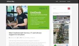 
							         Meet UniDesk Self-Service, IT and Library support in one place – IS ...								  
							    